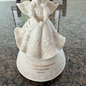 Heavens Treasures Music Box First Communion Girl